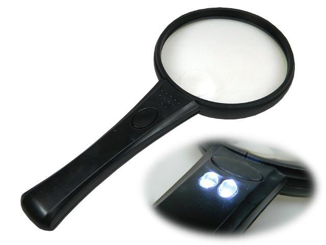 Lupa ruční s osvětlením LED - Kliknutím na obrázek zavřete