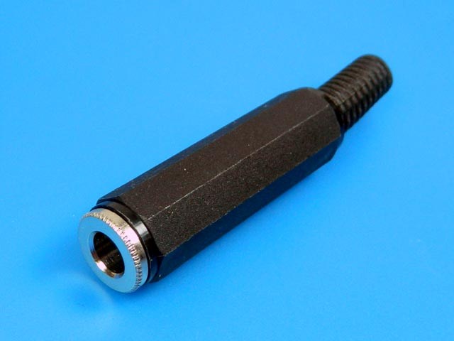 Konektor JACK 6.3mm stereo - samice na kabel - Kliknutím na obrázek zavřete