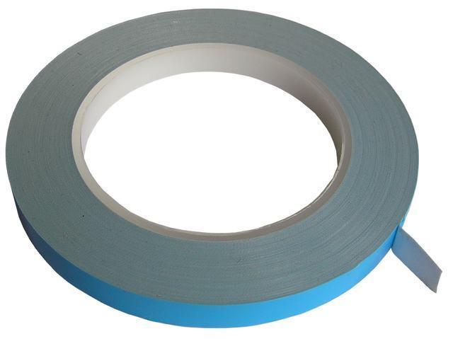 Lepící páska silikonová teplovodivá samolepící oboustranná, šíře 12mm, síla 0,2mm, návin 25m - Kliknutím na obrázek zavřete