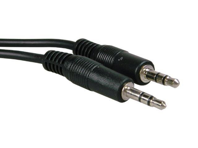 Kabel 3.5mm jack - stereo propojovací 0.5m - Kliknutím na obrázek zavřete