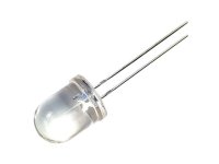LED dioda modrá 10mm, superjasná, kulatá, L-813SBC-C plus G, 3600mcd/20mA (Uf=3,2V), čirá, 20deg, 470nm