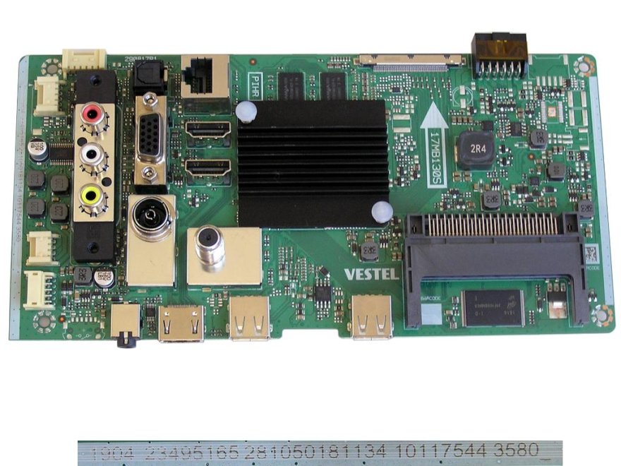 LCD modul základní deska 17MB130S / Main board 23495165 - Kliknutím na obrázek zavřete