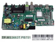 LCD modul základní deska Sencor SLE3260TCS / Main board TP.MS3663T.PB751 / M19030210-0A00025