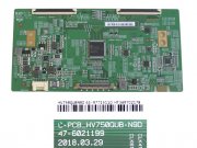 LCD modul T-CON HV750QUBN9D44 / TCON board HV750QUB-N9D / 47-6021199 / EAT64253301