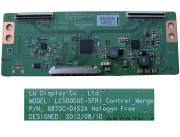 LCD modul T-CON 6870C-0452A / TCON assy 6870C0452A / LC500DUE-SRF1