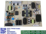 LCD modul zdroj Philips PLTVKI651XABC / SMPS power supply board 715GA018-P01-006-003S