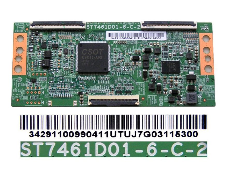LCD modul T-CON ST7461D01-6-C-2 / T-con board 34291100990411UT - Kliknutím na obrázek zavřete