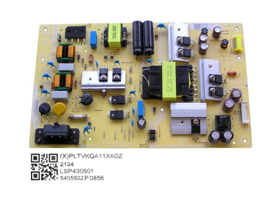 LCD modul zdroj Philips PLTVKQA11XADZ / SMPS power supply board 715GA052-P02-010-003M - Kliknutím na obrázek zavřete