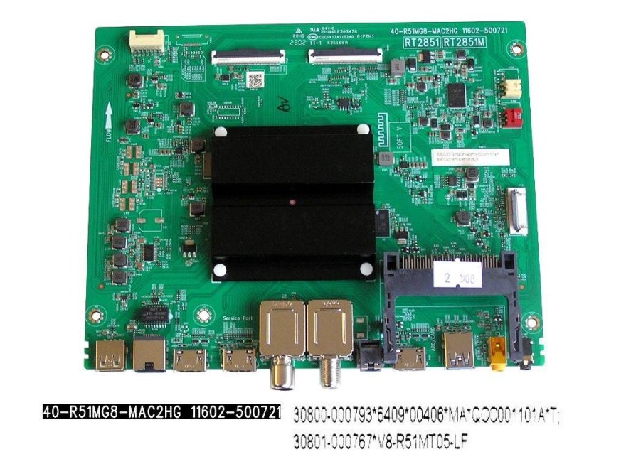 LCD LED modul základní deska TCL 30800-000793 / Main board assy 40-R51MG8-MAC2HG - Kliknutím na obrázek zavřete