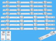 LED podsvit sada LG AGF78402101 celkem 8 pásků / DLED TOTAL ARRAY AGF78402101 6916L-1956A plus 6916L-1957A