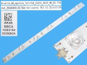 LED podsvit 437mm, 6LED / DLED Backlight 437mm - 6 D-LED, Grundig 759551878100 / ZBG60600-AC
