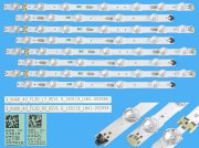 LED podsvit sada Samsung BN96-39781A plus BN96-39782A celkem 8 pásků / LED Backlight 843mm BN9639781A plus BN9639872A / LM41-00268A plus LM41-00269A
