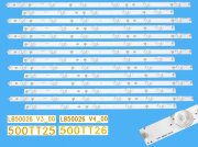 LED podsvit sada Philips 500TT25V5 plus 500TT26V5 / D-LED Backlight 1002mm LB50026 V4_00 plus LB50026 V3_00 / 705TLB50B337DL00L