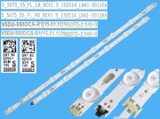 LED podsvit 1128mm sada Samsung BN96-39659A plus BN96-39660A / LED Backlight 1128mm - 14 D-LED S-5U75-55-FL / V5DU-550DCA