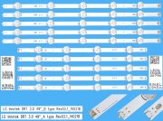 LED podsvit sada LG AGF78402201AL celkem 10 pásků / DLED TOTAL ARRAY LG Innotek DRT 3.0 49" / 6916L-1944A plus 6916L-1945A