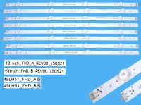 LED podsvit 994mm, 9LED sada LG Innotek 15.5Y 49LH51_FHD A plus B / LED Backlight 994mm - 8 D-LED 49UH61-UHD / EAV63192601