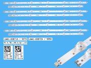 LED podsvit 1085mm sada Samsung celkem 8 pásků / LED Backlight Assy 1085mm - 10 D-LED BN96-51424A plus BN96-51425A / LM41-00889A plus LM41-00890A