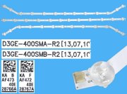 LED podsvit sada Samsung 40H celkem 3 pásky 760mm / D-LED 2ks type-A D3GE-400SMA-R2 plus 1ks type-B D3GE-400SMB-R2 / BN96-28766A plus BN96-28767A