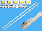 LED podsvit EDGE 348mm sda Samsung celkem 2 kusy / LED Backlight edge 44 plus 44 LED BN64-01634A plus BN64-01635A / 2011SVS32-FHD-5K6K6.5