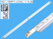 LED podsvit EDGE 515mm / LED Backlight edge 515mm - 31 LED BN96-39731A, BN96-39729A / V6LF-490SFA-LED31-1-5-R0
