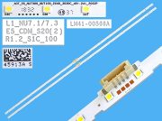 LED podsvit EDGE 597mm sada Samsung 2 kusy / LED Backlight edge 597mm - 40 LED náhrada BN96-45913 AL / LM41-00566A / L1_NU7.1/7.3 E5_CDM-S20(2) R1.2-S1CR-100