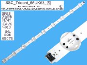 LED podsvit 715mm, 9LED / DLED Backlight 715mm - 9 D-LED, SSC_Trident_65UK63, SVL650A75 / SVL650A95 EAV64013801