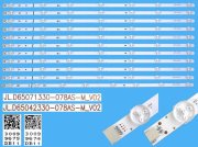 LED podsvit 707mm sada Vestel 23582181 celkem 11 kusů / DLED Backlight JL.D65071330-078AS-M_V02 plus JL.D65042330-078AS-M_V02/ 30099674 plus 3009675