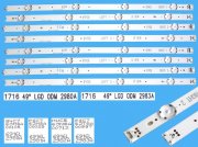 LED podsvit sada LG AGF79045601 celkem 8 pásků / DLED TOTAL ARRAY AGF79045601 / 6916L-2980A plus 6916L-2981A plus 6916L-2982A plus 6916L-2983A / DRT 49"LGD ODM