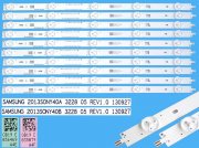 LED podsvit sada Sony náhrada celkem 10 pásků 387mm / D-LED BAR. 40" Samsung 2013Sony40A plus Samsung 2013Sony40B