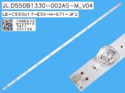 LED podsvit 1085mm, 11LED / LED Backlight 1085mm - 11 D-LED JL.D550B1330-002AS-M_V04 / LB-C550U17-E5K-H-G71-JF2