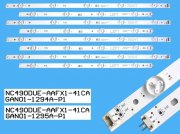 LED podsvit sada LG AGM76110502AL celkem 8 pásků / DLED TOTAL ARRAY NC490DUE-AAFX1-41CA / GAN01 1294A-P1A plus NC490DUE-AAFX1-41CA / GAN01 1295A-P1A