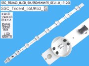 LED podsvit 598mm, 8LED / DLED Backlight 598mm - 8 D-LED, SSC_Trident_55UK63 / SVL550AS4aAT5 / EAV63992901, EAV64013701