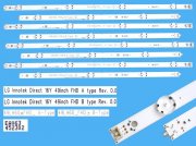 LED podsvit sada LG 49LH60FHD celkem 8 pásků / DLED TOTAL ARRAY AGF79100101 LG49FHD / 49LH60-FHD