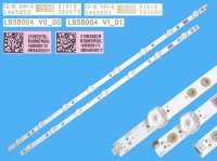 LED podsvit 1180mm sada Philips LB58004 V0-00 plus LB58004 V1-01 / LED Backlight 1180mm - 15 D-LED 20267B - 20268A