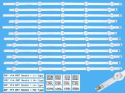 LED podsvit sada Philips / LG celkem 12 pásků / DLED TOTAL ARRAY 55" V14 DRT Rev0.01 6916L-1447A plus 6916L-1448A plus 6916L-1449A plus 6916L plus 1450A