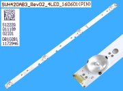 LED podsvit 403mm, 4LED / LED Backlight 404mm - 4DLED, SVH420AB3_Rev02_4LED_160601 / 3PC64874 / T1172946