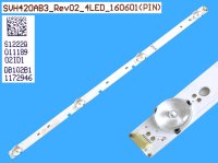LED podsvit 403mm, 4LED / LED Backlight 404mm - 4DLED, SVH420AB3_Rev02_4LED_160601 / 3PC64874 / T1172946