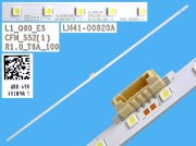 LED podsvit EDGE 598mm / LED Backlight edge 598mm - 52 LED BN96-48109A / LM41-00820A / L1_Q60T_E5_CFM_S52(1)_R1.0_T6A_100