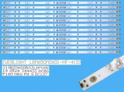LED podsvit 675mm sada Philips celkem 12 pásků / LED Backlight Everlight LBM650M0601-HF-4(0) / 210BZ06D0B33LBP00E