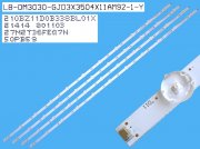 LED podsvit 970mm sada Philips LB-DM3030-GJD3X3504X11AM92-1-Y / LED Backlight 210BZ11D0B338BL01X / 705TLB50B338BL01X
