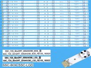LED podsvit sada LG 55NANO90 celkem 16 pásků 564mm / DLED TOTAL ARRAY SSC_Y20_SlimDRT_55NANO90_BOE_REV00_190925
