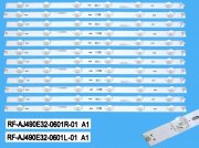 LED podsvit 500mm sada Sharp celkem 12 pásků / D-LED Backlight RF-AJ490E32-0601L-01 A1 plus RF-AJ490E32-0601R-01 A1