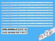 LED podsvit sada Samsung celekm 10 pásků BN96-28772A plus BN96-28773A / LED Backlight D3GE-550SMA-R1 plus D3GE-550SMB-R0 náhradní výrobce