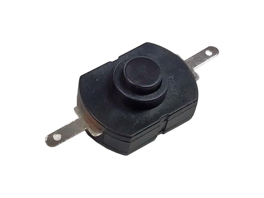 Tlačítko s aretací, izostat / mikro spínač / vypínač 1012 vodorovné vývody - Kliknutím na obrázek zavřete