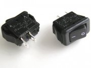 Vypínač kolébkový miniaturní CA MR5-110-F5-BBWC-3 černý ON-OFF