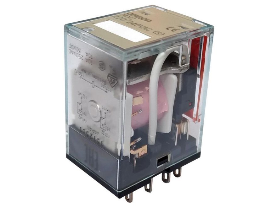 Relé 230V 2 x 220V / 10A MY2 220/240VAC (S) - Kliknutím na obrázek zavřete