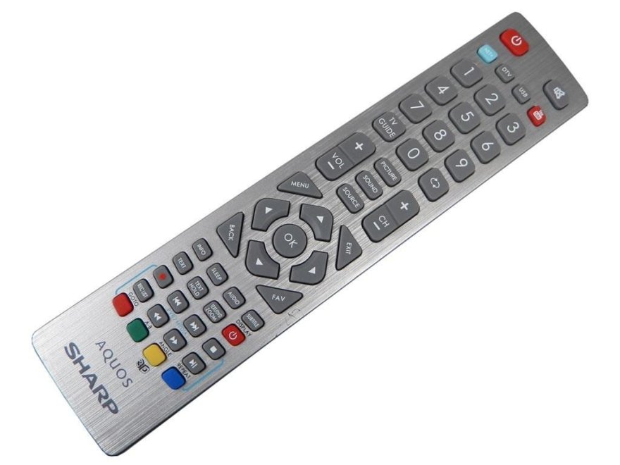 SHW-RMC-0003 RF Dálkový ovladač SHARP originální stříbrný - Kliknutím na obrázek zavřete