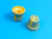 Knoflík na potenciometr oska 6mm miniaturní s ukazovatelem GMN-4SYL