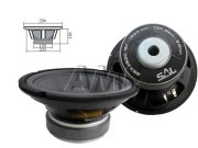 Reproduktor SAL SBX2530/BK 8 ohm / 150W - basový