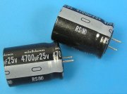 4700uF/25V - 85°C Nichicon RS kondenzátor elektrolytický